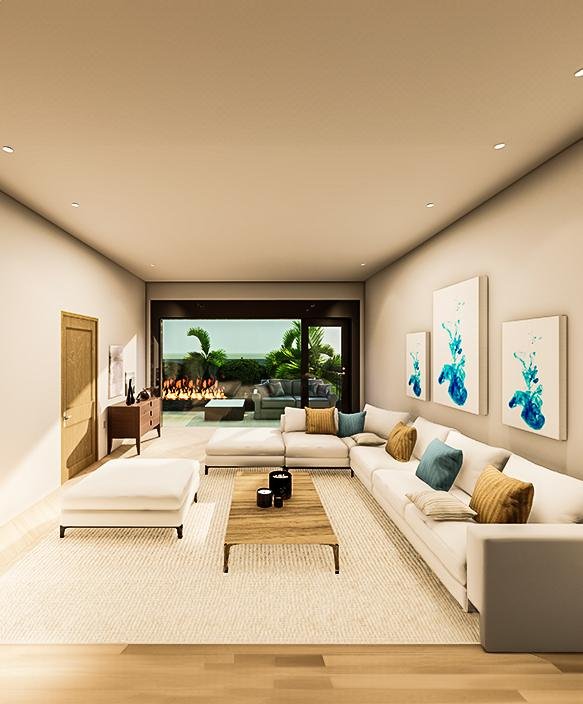 LA CASA DE VACACIONES PROJECT CONCEPT living room with action 17